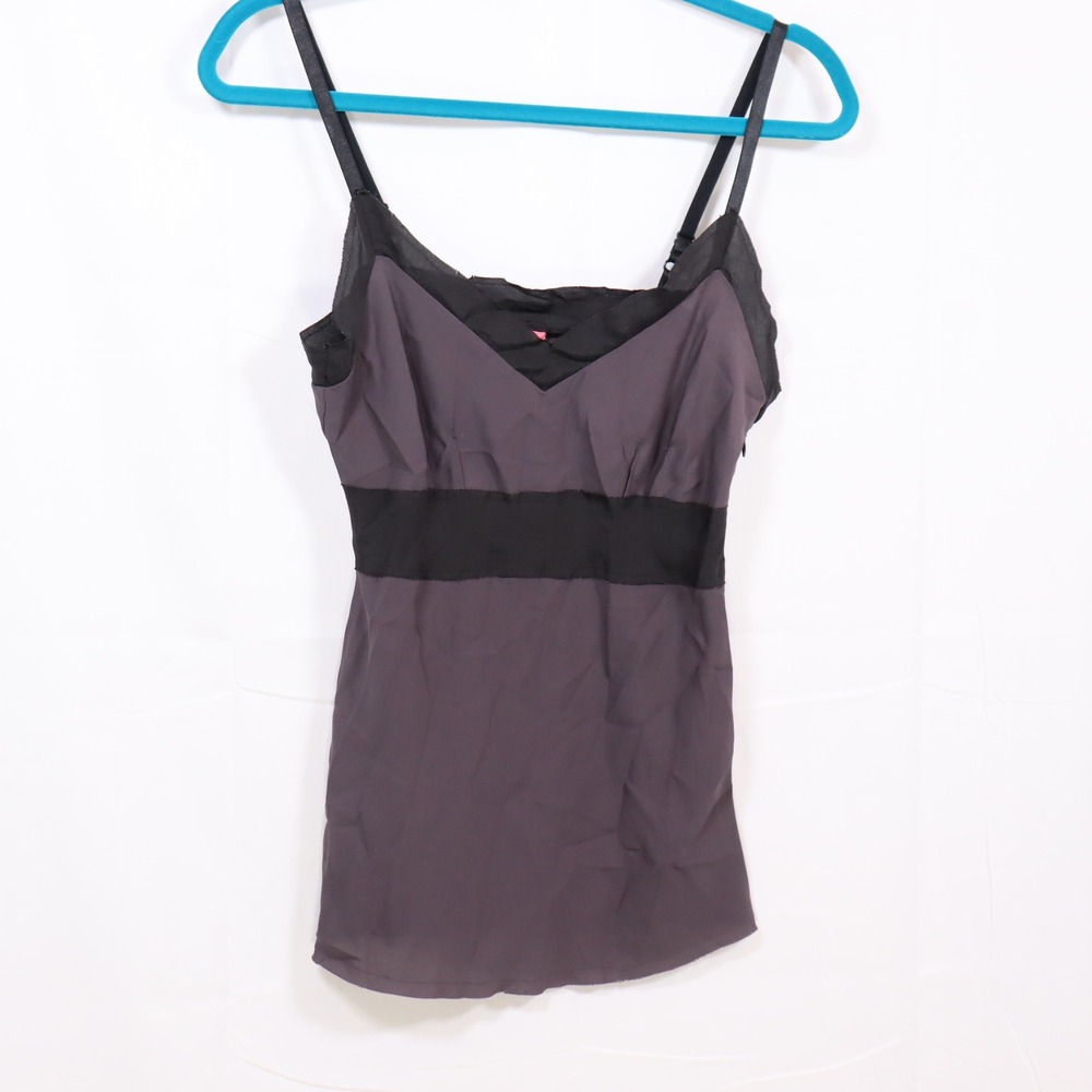 Eight Sixty Camisole Top Small Purple Womens Colorblock Empire‎ Waist Tank